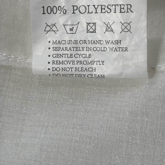 Set Of 2 Sheer Window Curtains - Picture 3 of 4